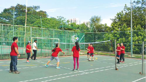 Sport_students play volleyball_small